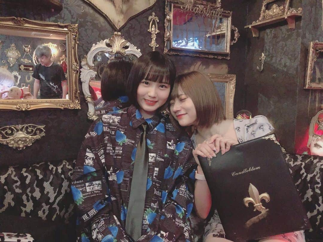 山田麻莉奈さんのインスタグラム写真 - (山田麻莉奈Instagram)「. . だいすきな子に会えて 幸せな1日だった。👼 . 2人でこんなにいっぱい喋ったの 初めてだったかも( ˙ᵕ˙ )笑 けど好きなものとか似てるし 話が弾んで、、ずっと笑ってた笑笑 ほんと天使だったなー👼 . 癒しチャージできたから明後日からもお仕事がんばれそうだ。 ((明日はオフ)) . . お店タグ付けしてます🥀 ここの雰囲気見て みるんちゃんと行きたいって思ってて やっと行けた☝︎ . . #candleblum #キャンドレブラム  #キャンドレ #新宿」8月11日 0時14分 - marina.yamada_324