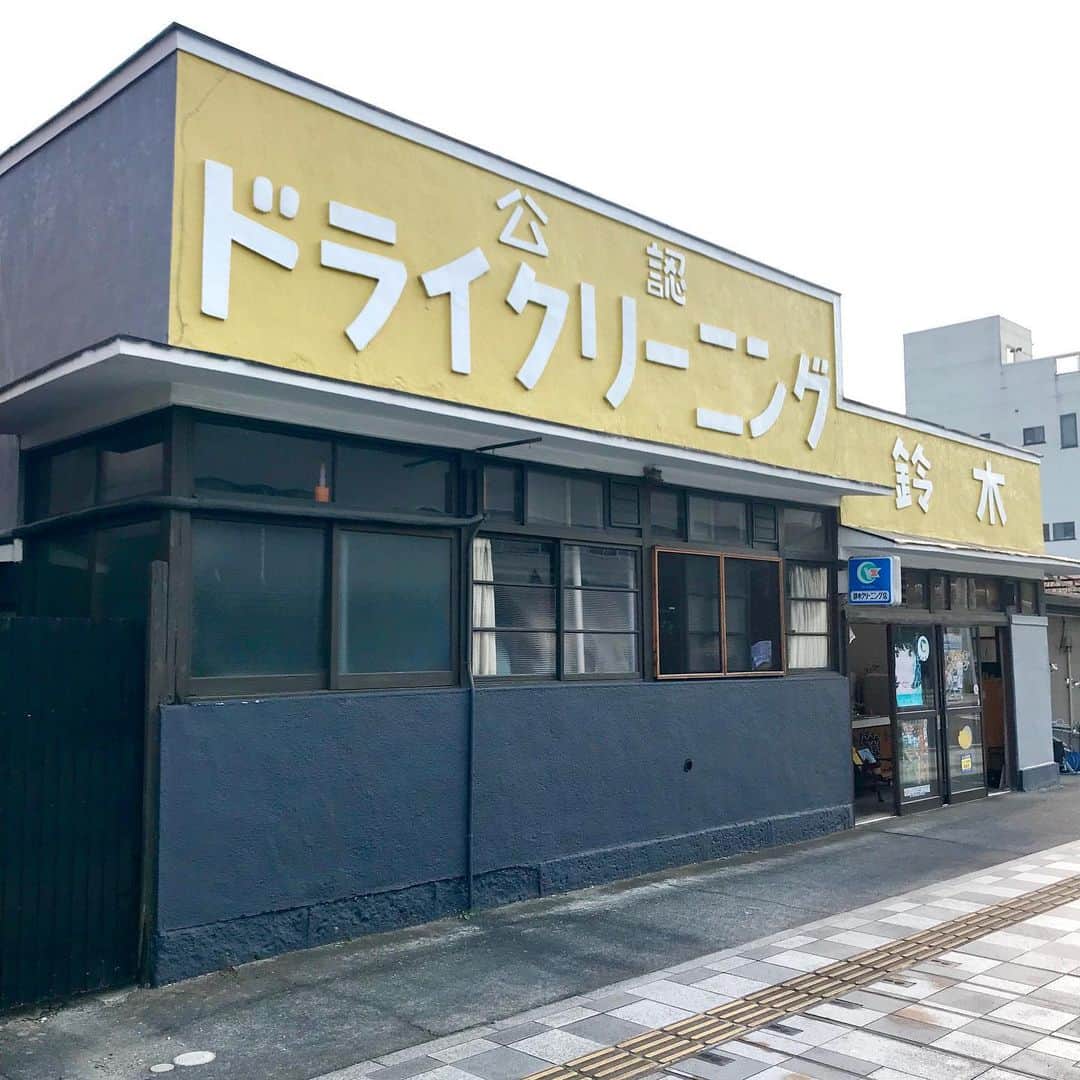 江口寿史のインスタグラム：「今日の下館。 今日も町を歩く人には一人も出会わなかった。」
