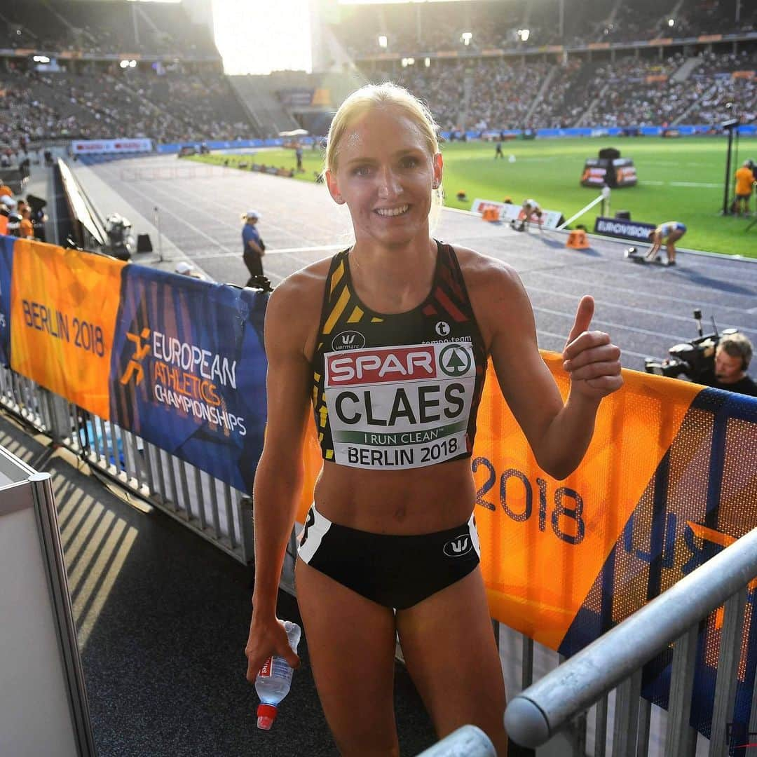 ハンネ・クレスさんのインスタグラム写真 - (ハンネ・クレスInstagram)「Qualified for the world championships in Doha over 400m hurdles!!! @iaafdoha2019  And... exactly one year ago I became 4th at the European championships in Berlin! #throwback #goodtimes  Honestly, didn’t expect to run the standard today especially with these windy 🌬 conditions! But I’m so relieved! #moretocome」8月11日 4時11分 - hanne.claes