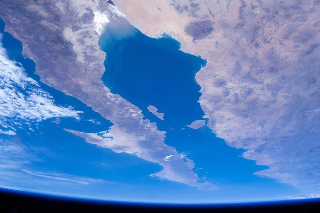 NASAさんのインスタグラム写真 - (NASAInstagram)「According to astronaut Christina Koch, this is one of the most bold and recognizable geographical places on Earth. It's the Baja California Peninsula in Northwestern Mexico, seen here in a stunning view she shared from her orbiting spot 250 miles above the Earth.  Astronauts have used hand-held cameras to photograph the Earth for decades. Beginning with the Mercury missions in the early 1960s, astronauts have taken millions of photographs of our home planet. Today, they continue this tradition of Earth observation from the International Space Station (@ISS). Image credit: NASA  #Earth #Home #Baja #California #BlueMarble #Views」8月11日 4時34分 - nasa