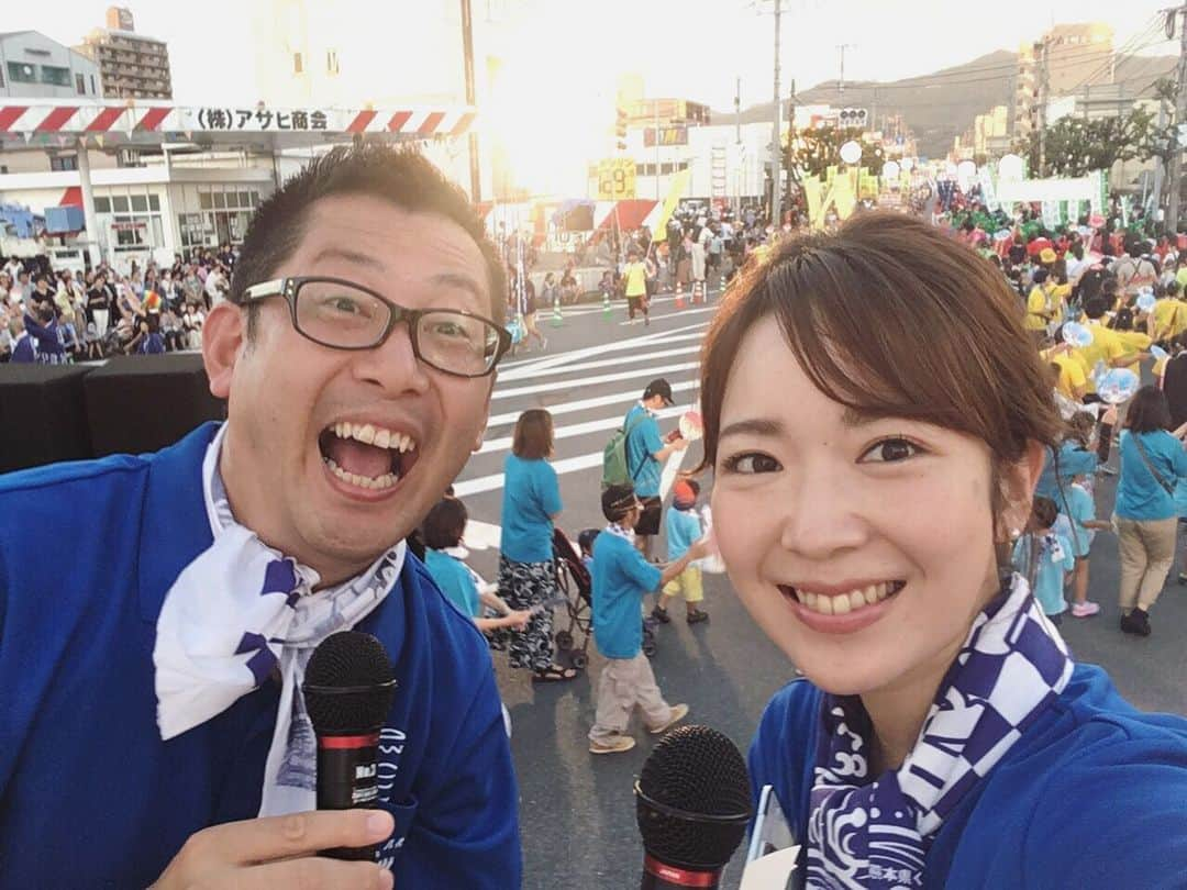 糸永有希さんのインスタグラム写真 - (糸永有希Instagram)「くま川祭り、盛り上がりました〜  #RKK#TBS 系列  #熊本放送#3ch  #土曜の番組  #土曜の番組がタイトル #くま川祭り#八代 #まさやんさんの故郷 #盛り上がりました #総合司会 #良い響き#笑 #八代のみなさん#ありがとうございました😊」7月27日 21時08分 - yukiiitonaga