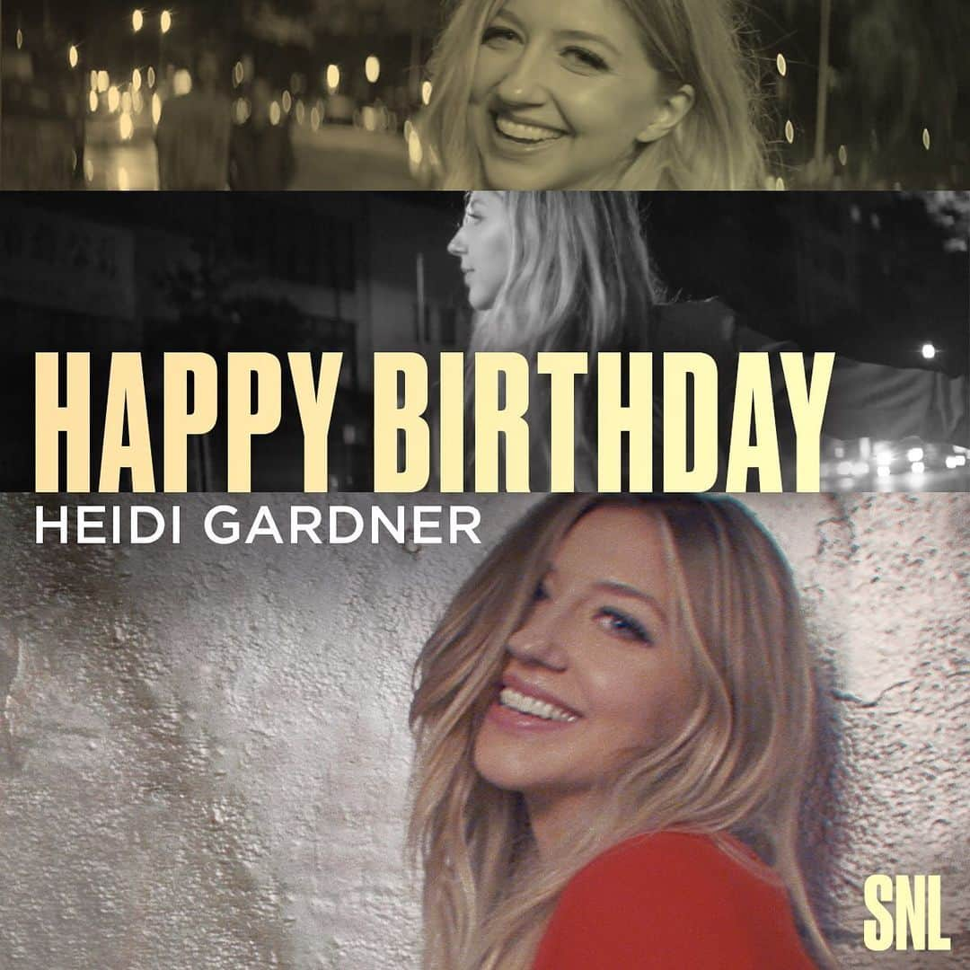 Saturday Night Liveさんのインスタグラム写真 - (Saturday Night LiveInstagram)「Happy Birthday, @heidilgardner! 😊💐」7月27日 21時15分 - nbcsnl