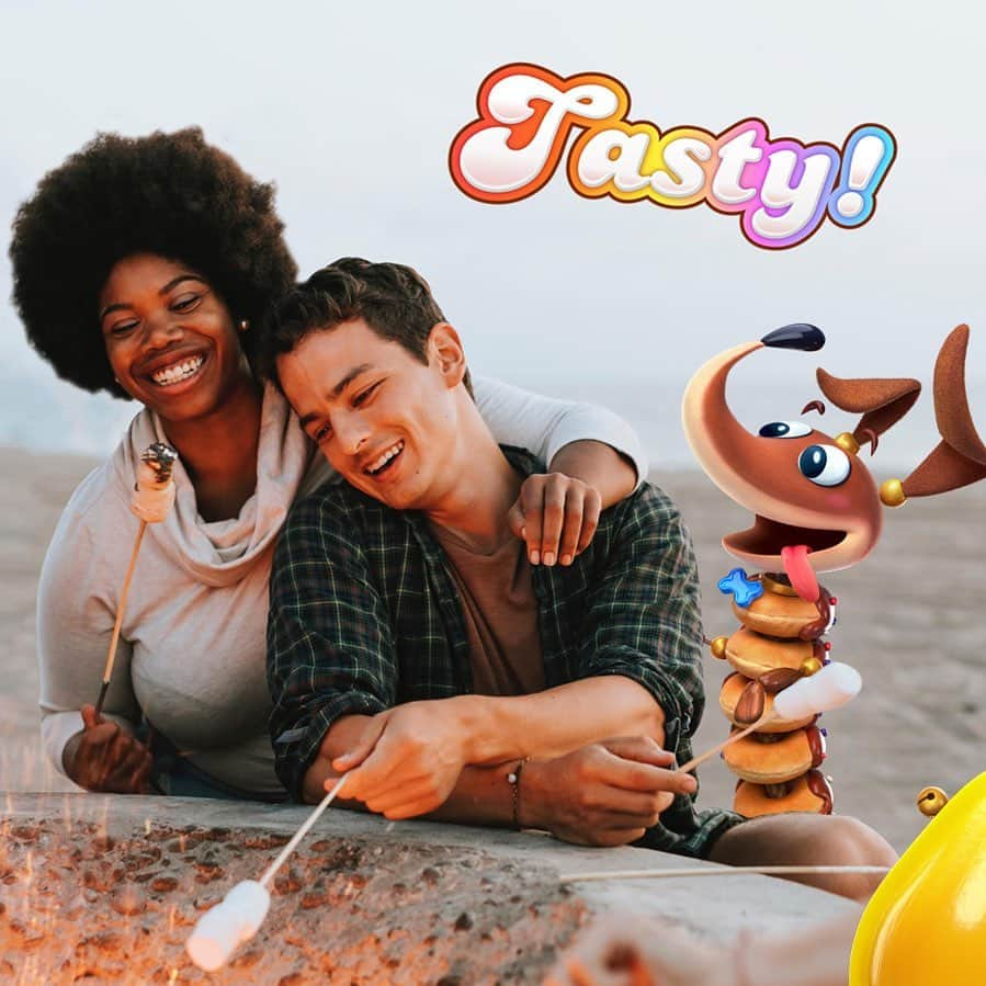 Candy Crushさんのインスタグラム写真 - (Candy CrushInstagram)「Summer Evening Saturdays are for BBQs with FRIENDS of course! 🍬 Tag them with @ in the replies and the first friend that comes up needs to take you for a BBQ 👇」7月27日 21時46分 - candycrushsaga