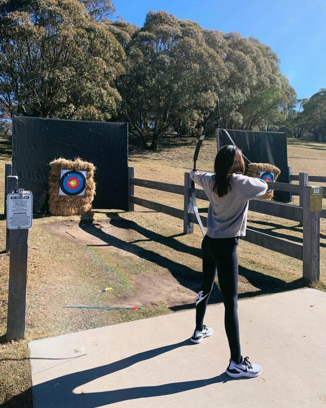 舞川あいくさんのインスタグラム写真 - (舞川あいくInstagram)「はじめてのArchery🏹🎯🧐❤️」7月27日 21時50分 - aiku_0817__