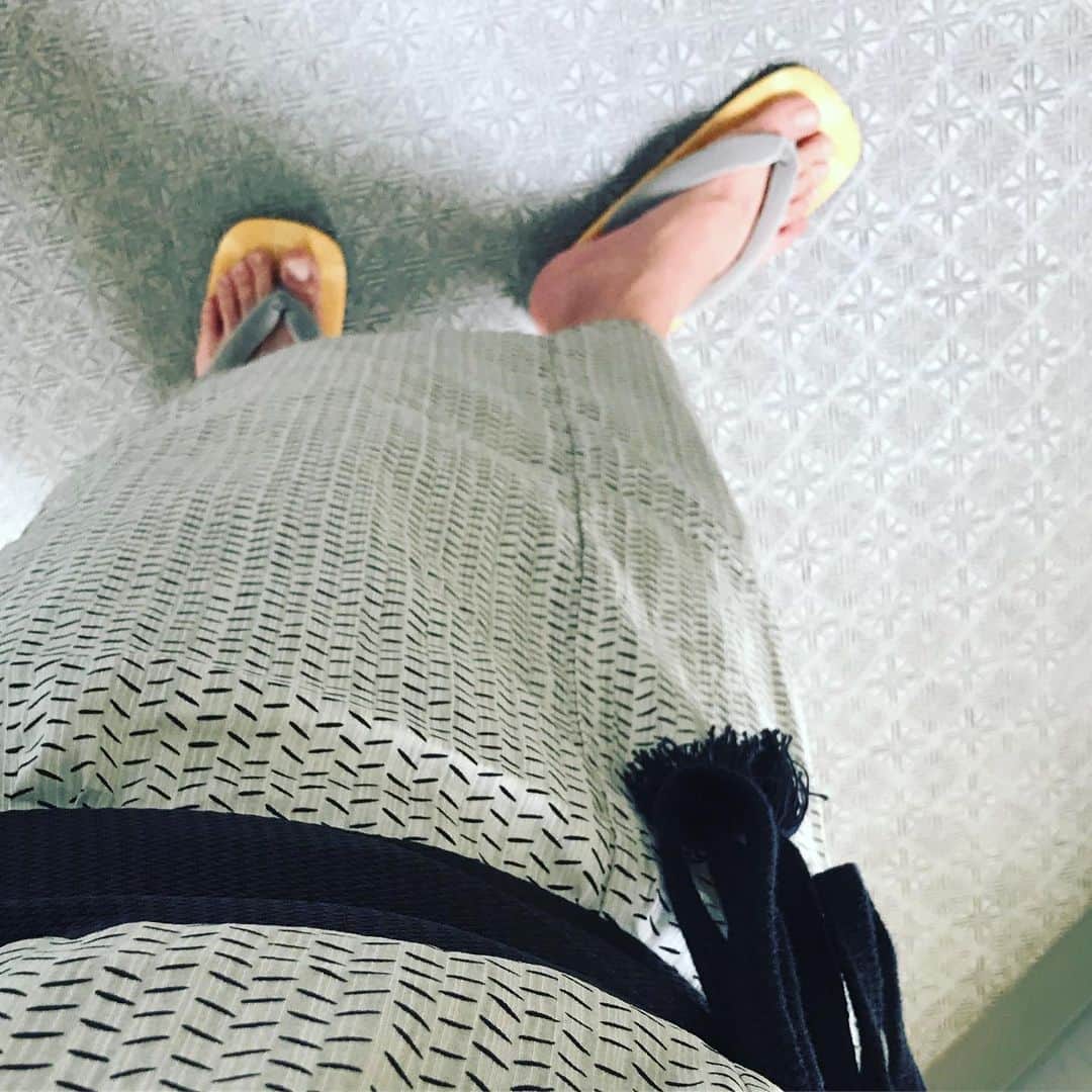 のインスタグラム：「おニューの浴衣で  いさ！戸畑祇園へ🏮  J:COMの生中継、見てください！」
