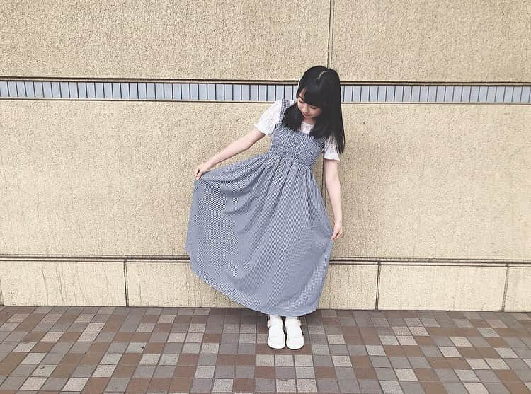 渡部愛加里さんのインスタグラム写真 - (渡部愛加里Instagram)「そして本日の私服です👗♥ 一目惚れして買ったワンピースだよ〜😬 かわいいでしょ〜ん😌 . . . #コーデ #お洋服」7月27日 22時19分 - akarin_1018