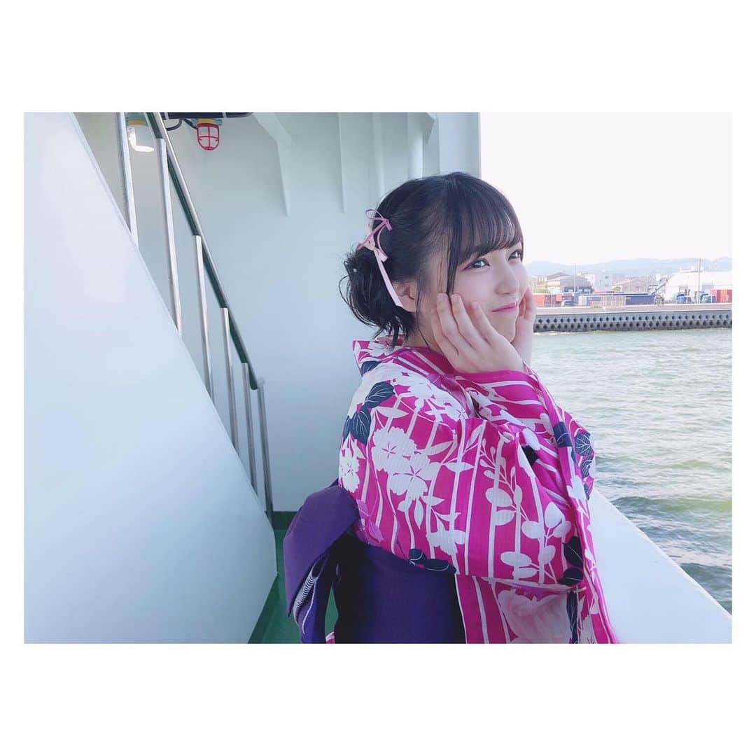 岩田陽菜さんのインスタグラム写真 - (岩田陽菜Instagram)「夏休みデートフェスありがとうございました🎇💞﻿ ﻿ ﻿ #デート 、、、楽しかったです😳💓﻿ ﻿ ﻿ 3枚目からは手を繋いで欲しいなっておねだり岩田です🥺💞﻿ ﻿ ﻿ #STU48 #岩田陽菜﻿ #夏休み #夏 #浴衣 #ピンク#浴衣ヘアスタイル #ツインお団子 #かわいい #宇品花火大会 #海 #花火 #綺麗﻿ ﻿ #手は、、、﻿ ﻿ #離しちゃダメなそっ 🥺🥺🐤」7月27日 22時20分 - hina_naso_stu48