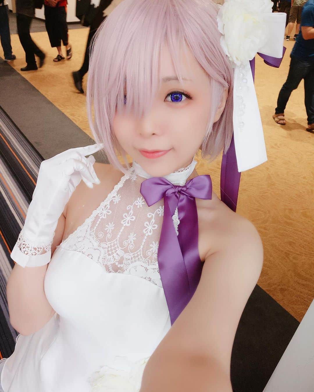 小桃のインスタグラム：「照片Throwback~ 早幾天腳受傷了🤕️ 本來打算去ACGHK走走但現在很大機會去不了了...😔💦 再看情況..畢竟人太多拿拐杖不好走路  #mashu #マシュ #瑪修 #FGO #fategrandorder #fategrandordercosplay #siutaocosplay #cosplay #コスプレ #siutao #siutaocosplay」