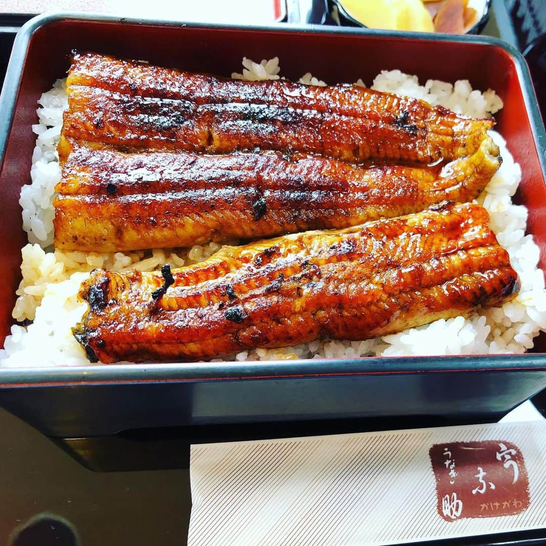 川坂勇太のインスタグラム：「土用の丑の日。鰻の蒲焼。 うなぎは好きな食べ物の一つ！ #うなぎ #蒲焼き #土用の丑の日」