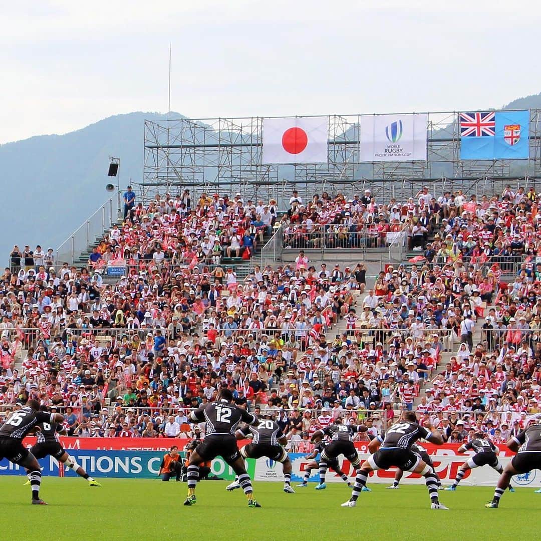 ラグビーワールドカップさんのインスタグラム写真 - (ラグビーワールドカップInstagram)「. 岩手県釜石市で行われた 🇯🇵日本代表 v フィジー代表🇫🇯 . 34 - 21で日本代表が勝利🌸 . #RWC2019 #Rugby #Rugbygram #Sport #Kamaishi #Iwate #BraveBlossoms #Brave #JPNvFIJ #ラグビー日本代表 #釜石 #ラグビー」7月27日 18時24分 - rugbyworldcupjp