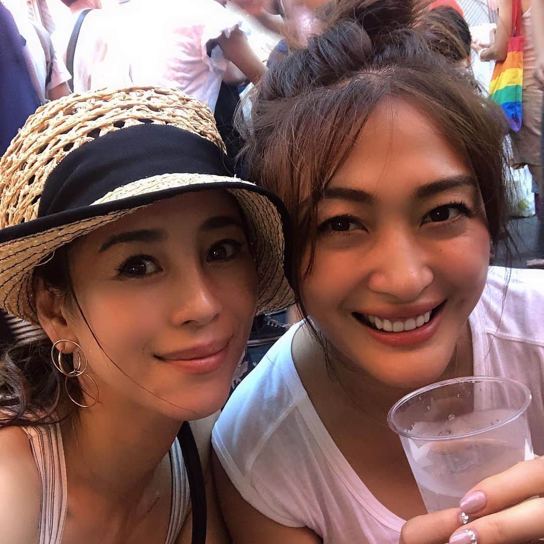 大桑マイミのインスタグラム：「夏だ！祭りだ！あけちゃんだ！ #ebisu #summer2019」