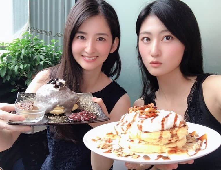 如月さえさんのインスタグラム写真 - (如月さえInstagram)「* * 黒ゴマのパンケーキ 美味しかったよ！ 今年の1月にOPENしたお店だったみたい 今気づいた(ง ˙˘˙ )ว * #japanesefood #photo_jpn #bestphoto_japan #loveeating #ilovefood #pancake #soufflepancake #카페스타그램 #먹스타그램 #팬케이크 #프렌치토스트 #我的最愛 #パンケーキ巡り #パンケーキ女子 #冷静黒ゴマエスプーマのパンケーキ #parlorvinefru銀座」7月27日 18時39分 - kisaragi_sae