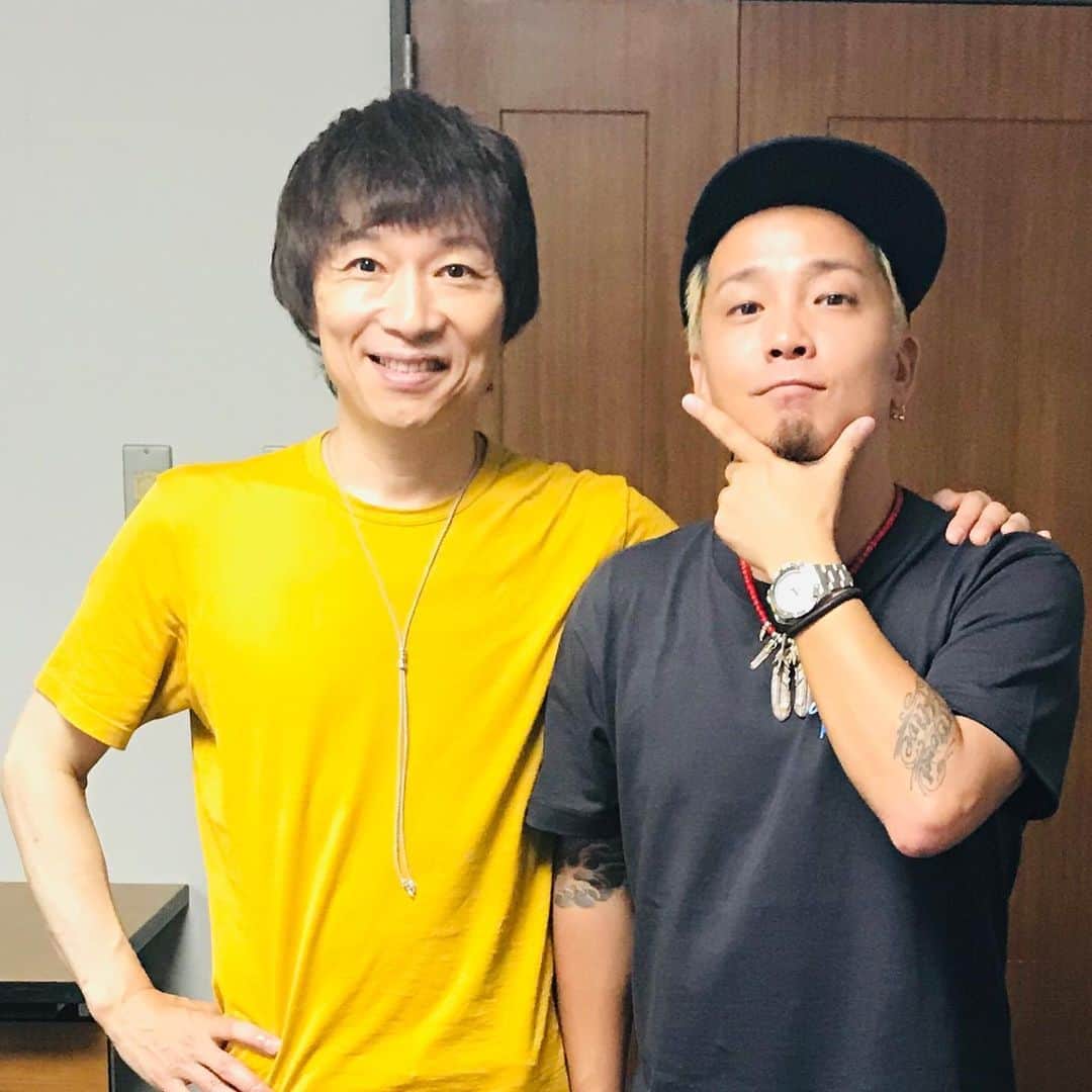 のインスタグラム：「今日の8フェスはジュンスカの宮田和弥さんとMY GENERATIONをコラボしました。 次回ライブは8/3ロッキンオンジャパンフェス！ さて何が起こるかな！？」