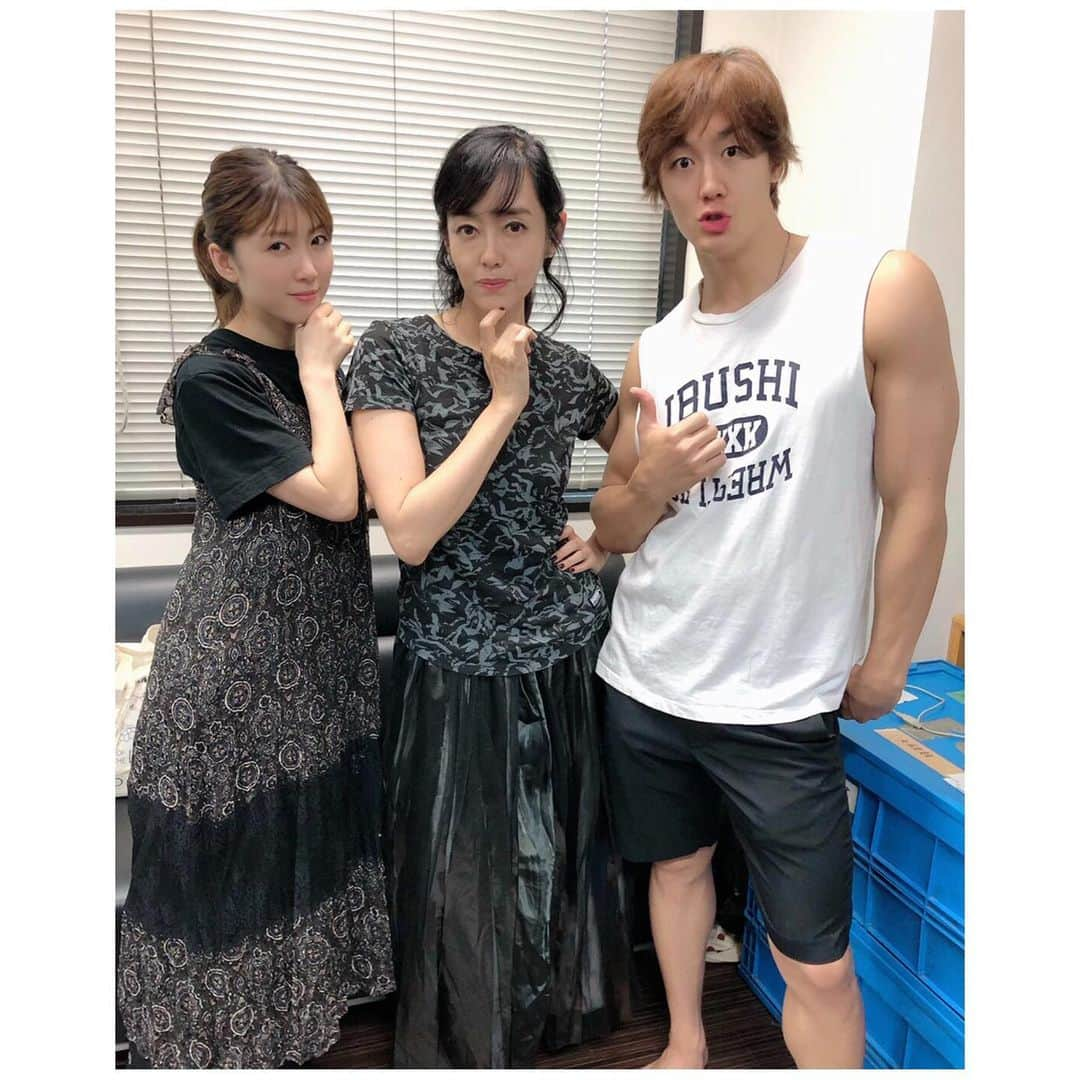 山本紗也加さんのインスタグラム写真 - (山本紗也加Instagram)「_ 悪巧み3人組 乞うご期待。 _ #ミュージカル#アニー #ハニガン#早見優 さん #ルースター#青柳塁斗 さん #リリー #大阪公演 #間も無く始まります #夏ツアー」7月27日 19時25分 - sayaka_yamamoto_official