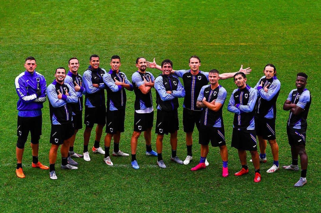 アルビン・エクダルのインスタグラム：「A good training camp has come to an end! Nice to leave as a winner thanks to this team 🔥 Now time for a mini holiday! @unionecalciosampdoria」