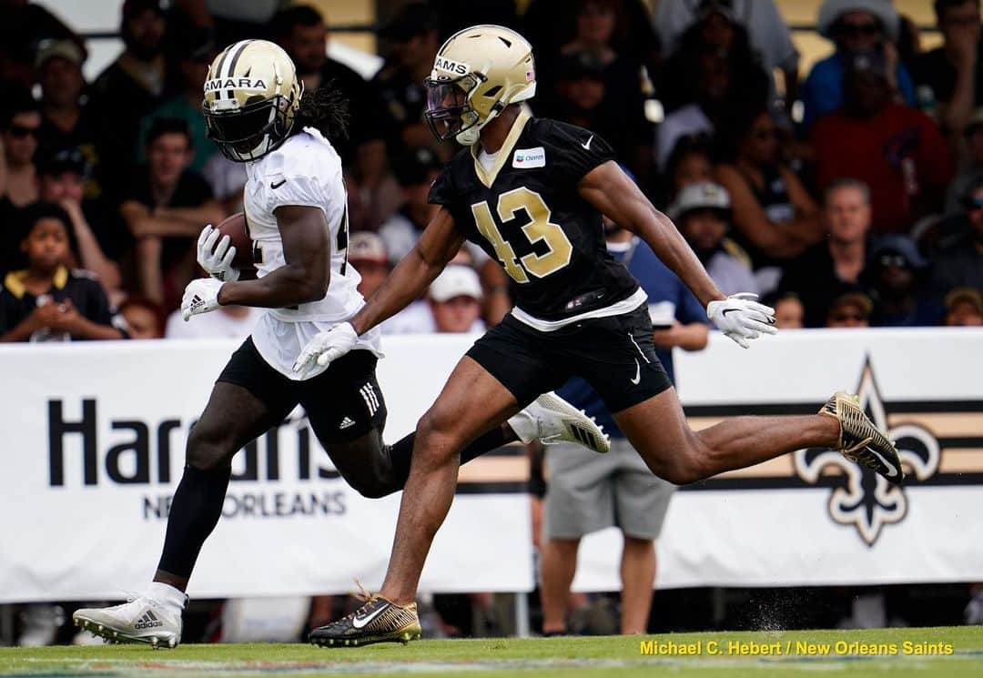 ニューオーリンズ・セインツさんのインスタグラム写真 - (ニューオーリンズ・セインツInstagram)「More photos from Saturday’s #SaintsCamp practice at our bio link! ⚜️」7月28日 7時05分 - saints