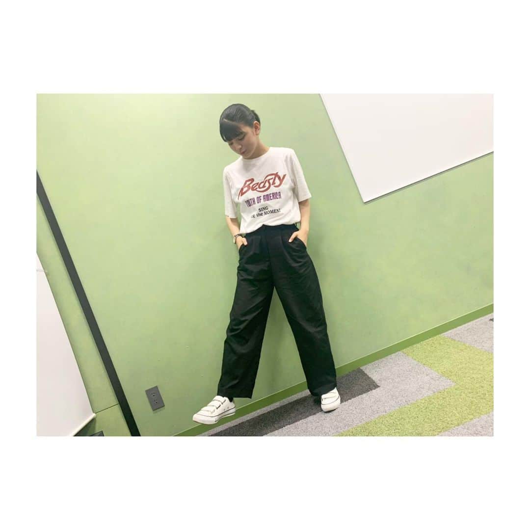 坂元葉月さんのインスタグラム写真 - (坂元葉月Instagram)「また黒ズボンgetしちゃったあ、  幸せやあ。🥰 #17kg #イチナナキログラム  #ootd」7月27日 23時20分 - wasuta_hazuki_sakamoto