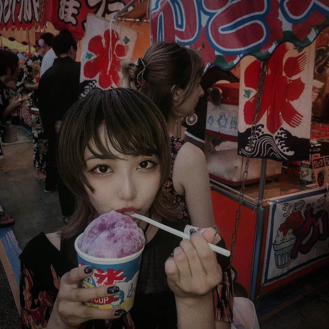 YU-KAさんのインスタグラム写真 - (YU-KAInstagram)「🍧 子供の頃 食べたい、行きたい、やりたい と言えなかったものが 最近素直に言えるようになりました。  大人ぶる必要が無くなったからかな」7月27日 23時17分 - yuka19981114