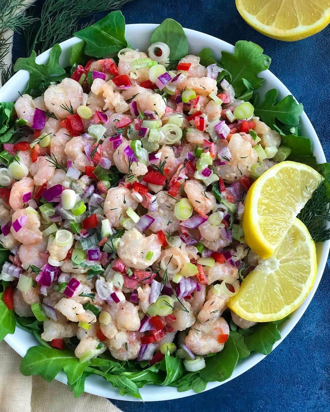 Easy Recipesさんのインスタグラム写真 - (Easy RecipesInstagram)「This Shrimp Salad recipe is a super flavorful salad, low carb, healthy and packed with proteins! It’s delicious and light, can be served on toast or on any greens, it’s great for meal prep and work lunchboxes! Grab the full recipe link from my bio.  https://www.cookinwithmima.com/shrimp-salad/」7月27日 23時22分 - cookinwithmima