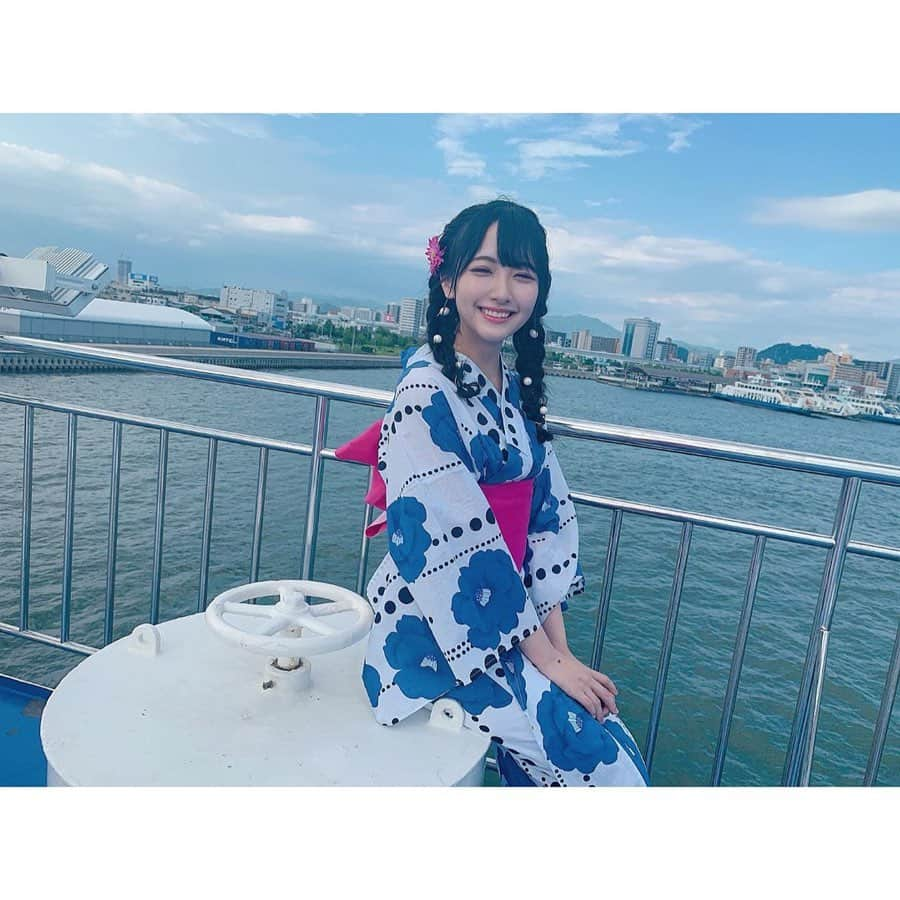 石田千穂さんのインスタグラム写真 - (石田千穂Instagram)「． 夏休みデートフェス ありがとうございました！ 浴衣も髪の毛もタピオカみたいで 最先端でした(？) かき氷はいちごに練乳マシマシ ． #夏休み #デート #フェス 🌻 #浴衣 #浴衣ヘア #三つ編み  #夏祭り #花火大会 #かき氷 #STU48 #石田千穂」7月27日 23時22分 - chiho_ishida