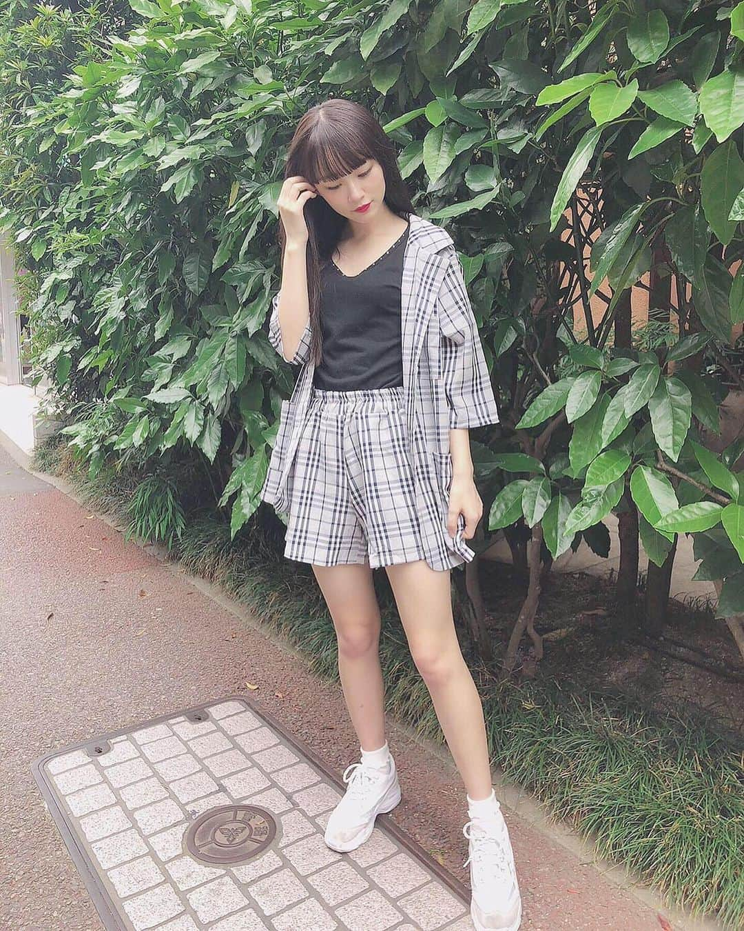 音嶋莉沙さんのインスタグラム写真 - (音嶋莉沙Instagram)「チェックセットアップお洋服☺︎♡﻿ ﻿ set up❤︎ @17kg_official ﻿ ﻿ ﻿ 最後まで見てね…💕﻿ ﻿ ﻿ ﻿ ﻿ ﻿ ﻿ ﻿ ﻿ ﻿ ﻿ #イチナナキログラム #セットアップ #チェック﻿ ﻿ ﻿ ﻿」7月27日 23時32分 - otoshima_risa