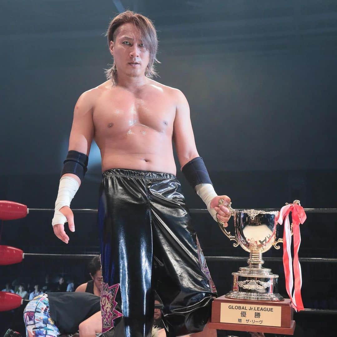 プロレスリング・ノアさんのインスタグラム写真 - (プロレスリング・ノアInstagram)「GLOBAL Jr. LEAGUE 2019 優勝はHAYATA！ #noah_ghc  #プロレスリングノア  #プロレス  #prowrestler  #prowrestling  #hayata」7月27日 23時35分 - noah_ghc