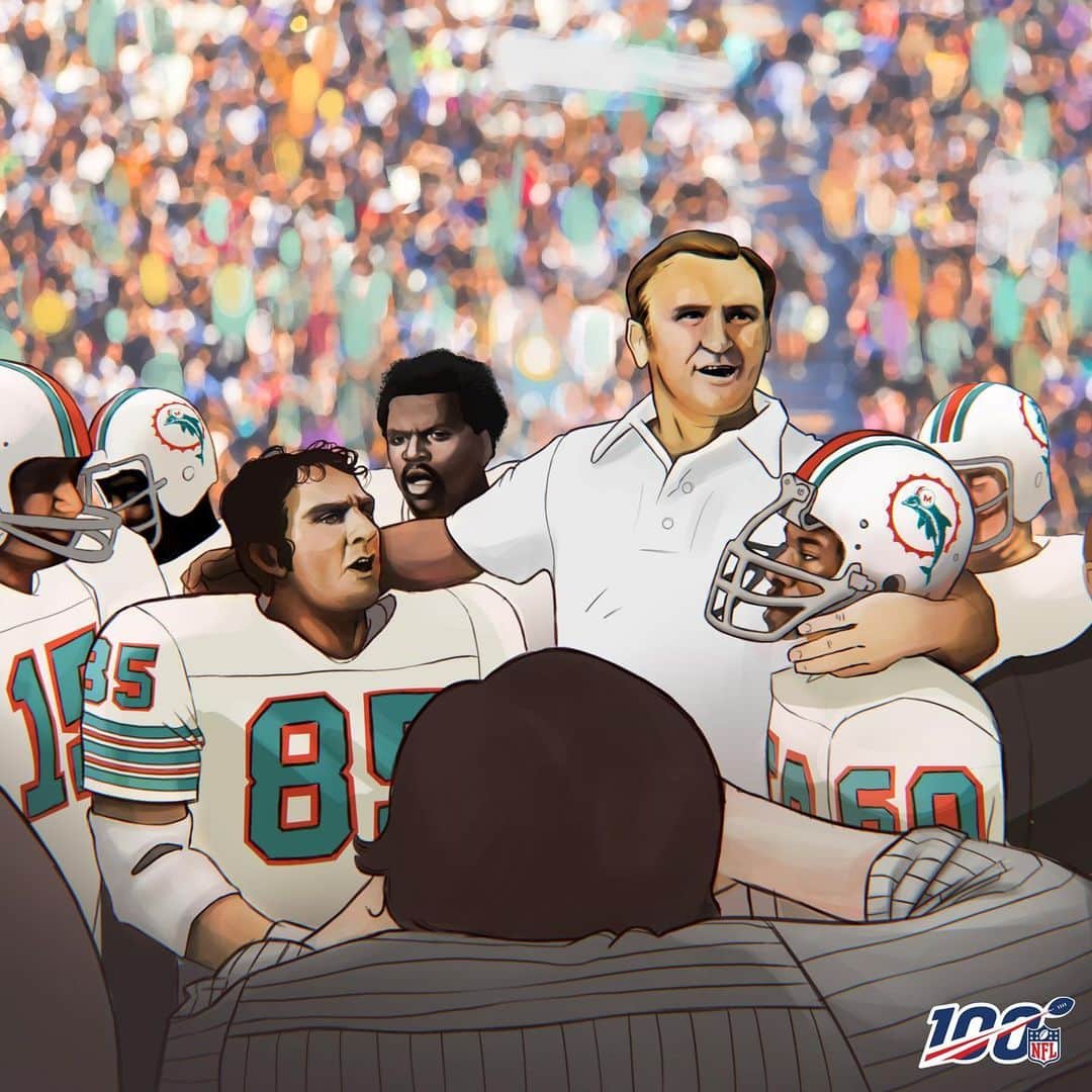 NFLさんのインスタグラム写真 - (NFLInstagram)「@miamidolphins. 1972. 17-0. The only NFL team to win the Super Bowl with a perfect season. #NFL100 (via @nflthrowback)」7月28日 1時22分 - nfl