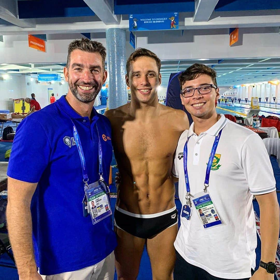 チャド・ルクロさんのインスタグラム写真 - (チャド・ルクロInstagram)「🥉 tonight in the 100, big thank you to my team @energystandard coaches and staff for all the hard work, looking forward to @olympics next year, medley relay in the morning let’s get it 💪🏼🇿🇦🔥」7月28日 1時33分 - chadleclos92