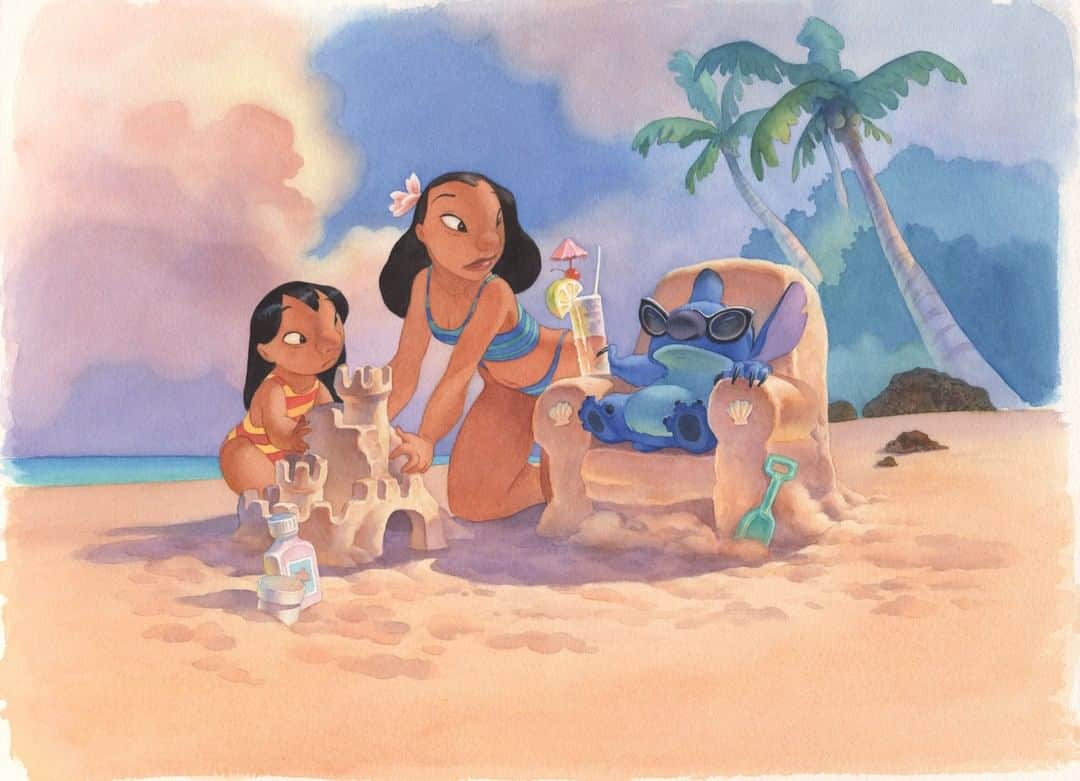 Disneyさんのインスタグラム写真 - (DisneyInstagram)「Sun, surf, Stitch. 😎 🏖」7月28日 2時00分 - disney