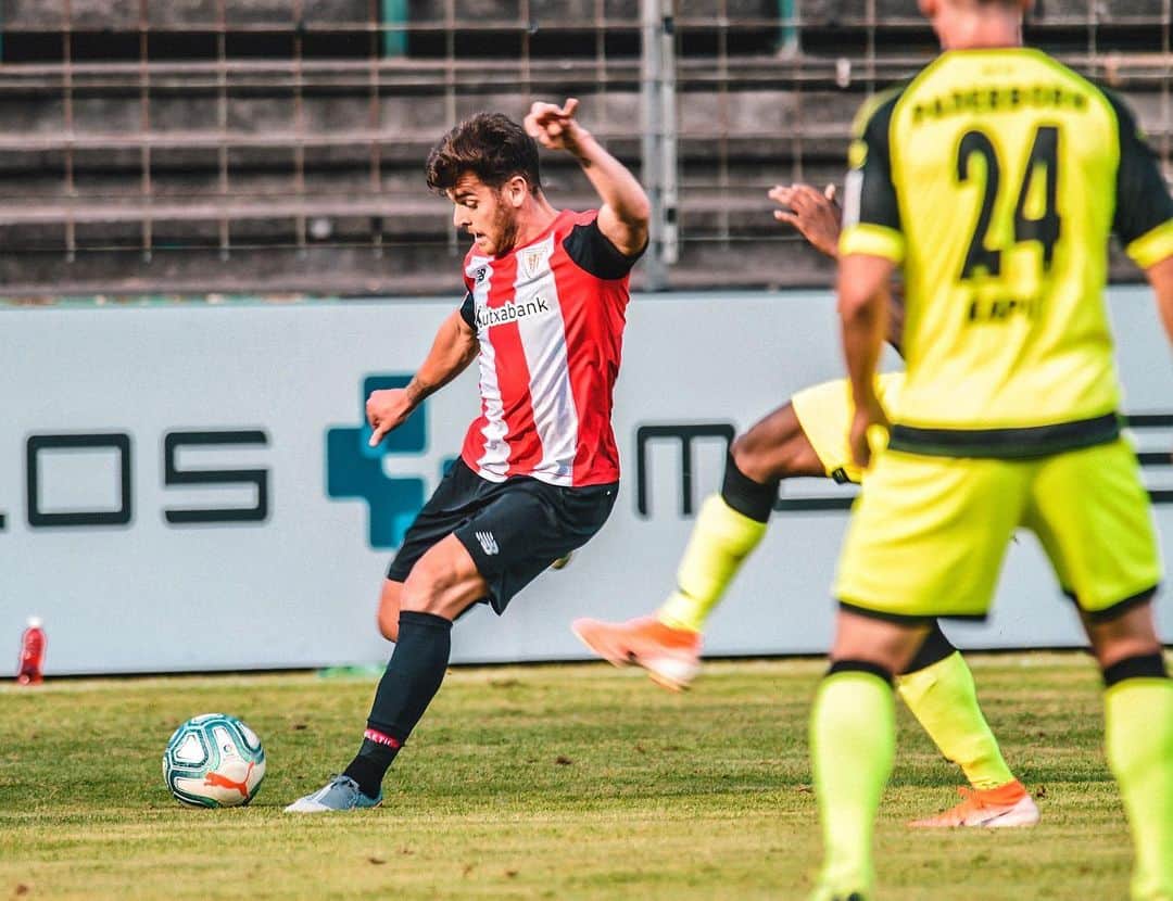 イバイ・ゴメスのインスタグラム：「Segundo partido de pretemporada. 3-3 vs @scp07_official ⚽️ Seguimos acumulando trabajo, minutos y sensaciones. Viaje a Düsseldorf y mañana tercer partido. 💪🏼 Aupa @athleticclub ! 🦁🔴⚪️」