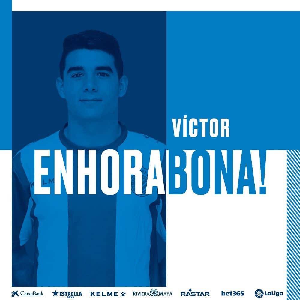RCDエスパニョールさんのインスタグラム写真 - (RCDエスパニョールInstagram)「‪ @vgperea, campió d’Europa amb la @SeFutbol Sub-19!‬ ‪Orgull de planter! ⚪️🔵‬ ‪¡Enhorabuena, Víctor! ¡Muy contentos! 👏👏🏆‬ - ‪#RCDE | #Volem | #EspanyoldeBarcelona | #PlanterRCDE | #U19EURO ‬」7月28日 3時30分 - rcdespanyol