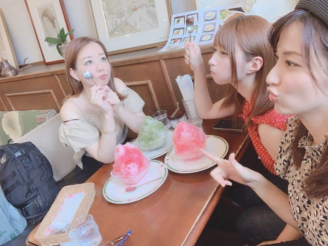 成瀬心美さんのインスタグラム写真 - (成瀬心美Instagram)「🍧 . . 3人で んぁーーーーん。 . . #箱根 #かき氷 #女子旅 #なかよち #楽しすぎた #instapic #instagram #instagood #followｍe」7月28日 16時55分 - coco3ndazo