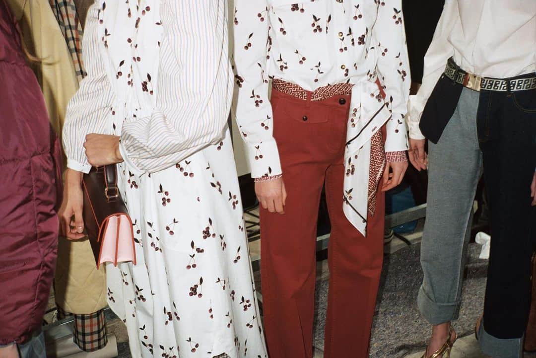 のインスタグラム：「New season prints 🍒 #AW19 . Head to our link in bio to shop our 20 year anniversary collection . #BaumundPferdgarten」