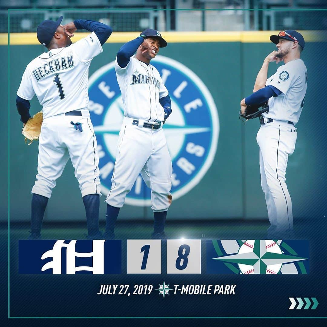 シアトル・マリナーズさんのインスタグラム写真 - (シアトル・マリナーズInstagram)「Four straight. 👊」7月28日 8時26分 - mariners