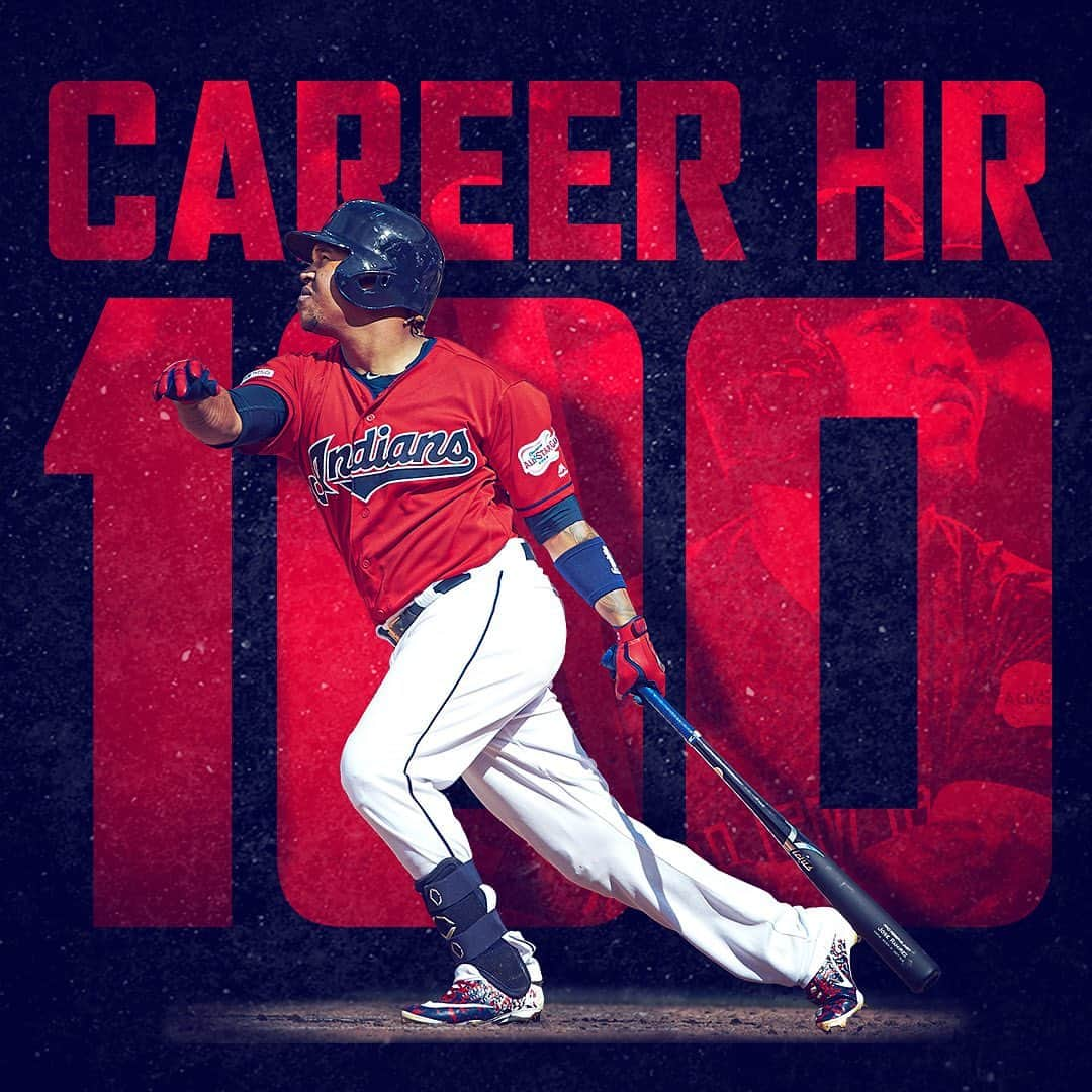 クリーブランド・インディアンスさんのインスタグラム写真 - (クリーブランド・インディアンスInstagram)「Home Run Pitch No. 100. #RallyTogether」7月28日 10時00分 - cleguardians