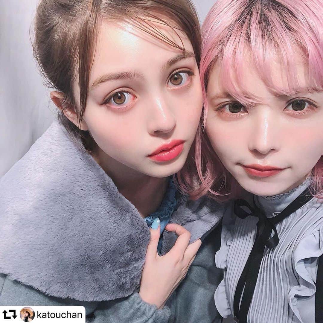 EATMEさんのインスタグラム写真 - (EATMEInstagram)「7.27 update... Special thx💋 #EATME_REPOST  #repost @katouchan ・・・ @eatme_japan  展示会でつーちゃんさんに会えた❤︎」7月28日 12時17分 - eatme_japan