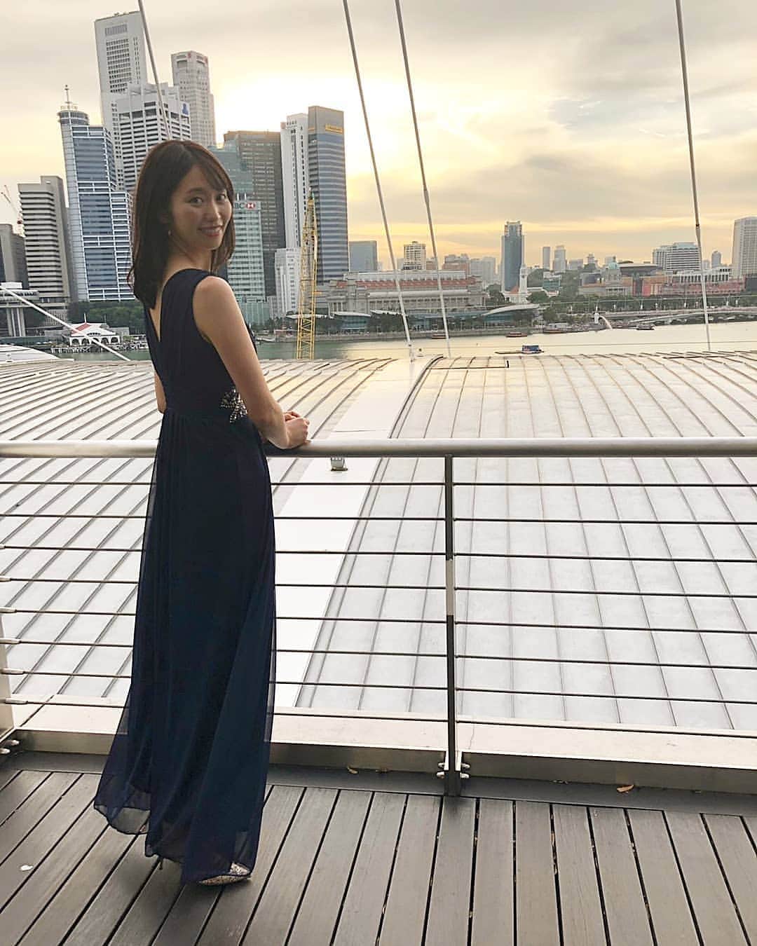 橘知衣代さんのインスタグラム写真 - (橘知衣代Instagram)「. ドレスアップして、ディナーへ...🌃🍴」7月28日 13時11分 - chieyotachibana