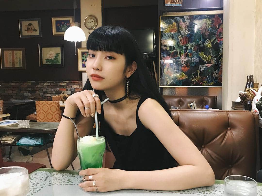 北澤舞悠（まゆちる）のインスタグラム：「北澤夏休み🎐 〜メロンソーダの旅〜」