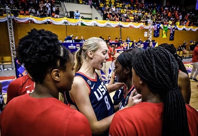 FIBAさんのインスタグラム写真 - (FIBAInstagram)「Congratulations to @usabasketball who prevail in an OT classic to become #FIBAU19 Women’s Basketball World Cup 2019 Champions! 🥇🏀🌎🏆⁣ ⁣ Tissor MVP: @paigebueckers 🇺🇸 ⁣ ⁣ All-Star 5: ⁣ @rhyne.howard 🇺🇸 ⁣ @paigebueckers 🇺🇸 ⁣ @pendandelola 🇪🇸 ⁣ @alex_fowler_ 🇦🇺 ⁣ @billiemassey4 🇧🇪」7月29日 0時47分 - fiba