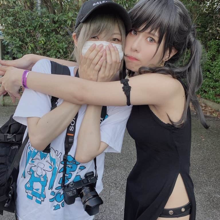 七瀬さくらさんのインスタグラム写真 - (七瀬さくらInstagram)「御伽樒ちゃん（@otogi.shikimi ）と会えた！⠀ #wf2019s #wf2019 #ワンフェス #ワンフェス2019夏  #チャイナ服 #チャイナドレス ⠀ #ショートカット女子⠀ #グラドル自画撮り部 #七瀬さくら⠀ #コスプレ #コスプレイヤー ⠀ #cosplayersofinstagram⠀ #cosplay #cosplays #cosplayer #cosplaygirl #cosplaymodel #kawaiigirl #otaku #косплей #cosplaylife #cosplaying⠀ #코스프레 #كوسبلاي #角色扮演 #mignonne⠀ #realise #realiseswim #realiseswimwear ⠀ #自撮り」7月28日 19時57分 - 739ra