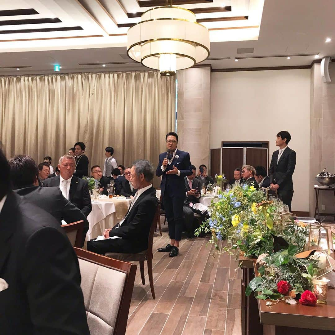 畑中葉子さんのインスタグラム写真 - (畑中葉子Instagram)「平尾昌晃先生ご長男結婚披露宴✨  ①新郎新婦と ②石田純一さん ③黒田アーサーさん ④徳光正行さんと ⑤平尾昌晃先生ご次男家族と新郎と ⑥平尾勇気くんと」7月28日 20時27分 - hatanaka_yoko