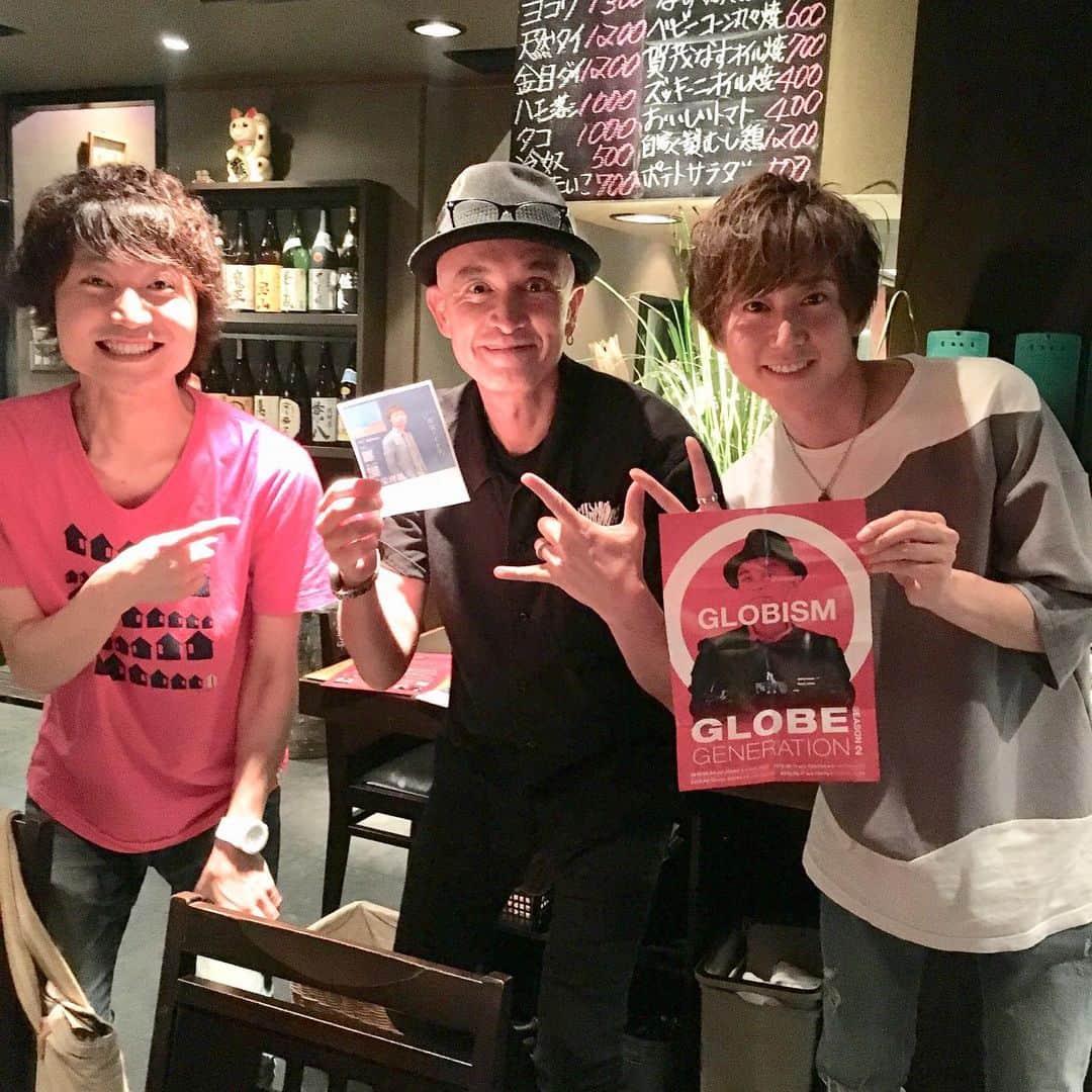 のインスタグラム：「マークパンサーさんと ご一緒させて頂きました！ #勧修小学校 #夏祭り #live #マークパンサー さん #超カッコよかった #globe #GLOBISM #イーワイエス #関義哉 #関栄理哉」