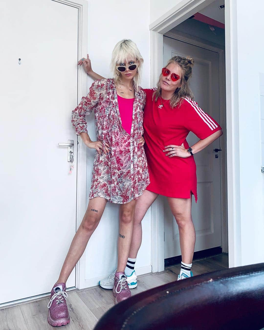 マリヤン・ジョンクマンのインスタグラム：「Milky milkshake w my sis💞💞💞」