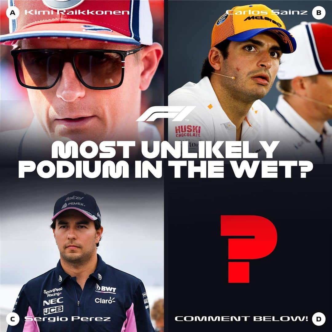 F1さんのインスタグラム写真 - (F1Instagram)「Could we get a slippery surprise at Hockenheim? ☔️ . . . #Formula1 #F1 #GermanGP #Motorsport #Racing #Raikkonen #Sainz #Perez」7月28日 21時24分 - f1