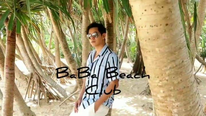 アイス・サランユーのインスタグラム：「Let's Relax with @bababeachclub ❤ Www.facebook.com/bababeachclub #เที่ยวทั่วไทยกับไอซ์ศรัณยู  #Bababeachclub #icesarunyu  #phuket  #Thailand」