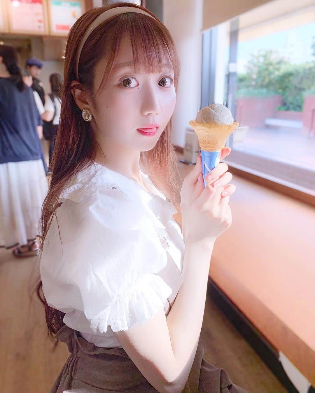 大谷映美里さんのインスタグラム写真 - (大谷映美里Instagram)「🧸🍨🧸🍨 ㅤㅤㅤㅤㅤㅤㅤㅤㅤㅤㅤㅤㅤ #ブルーシール のアイスを食べたよ〜☺️」7月28日 22時43分 - otani_emiri