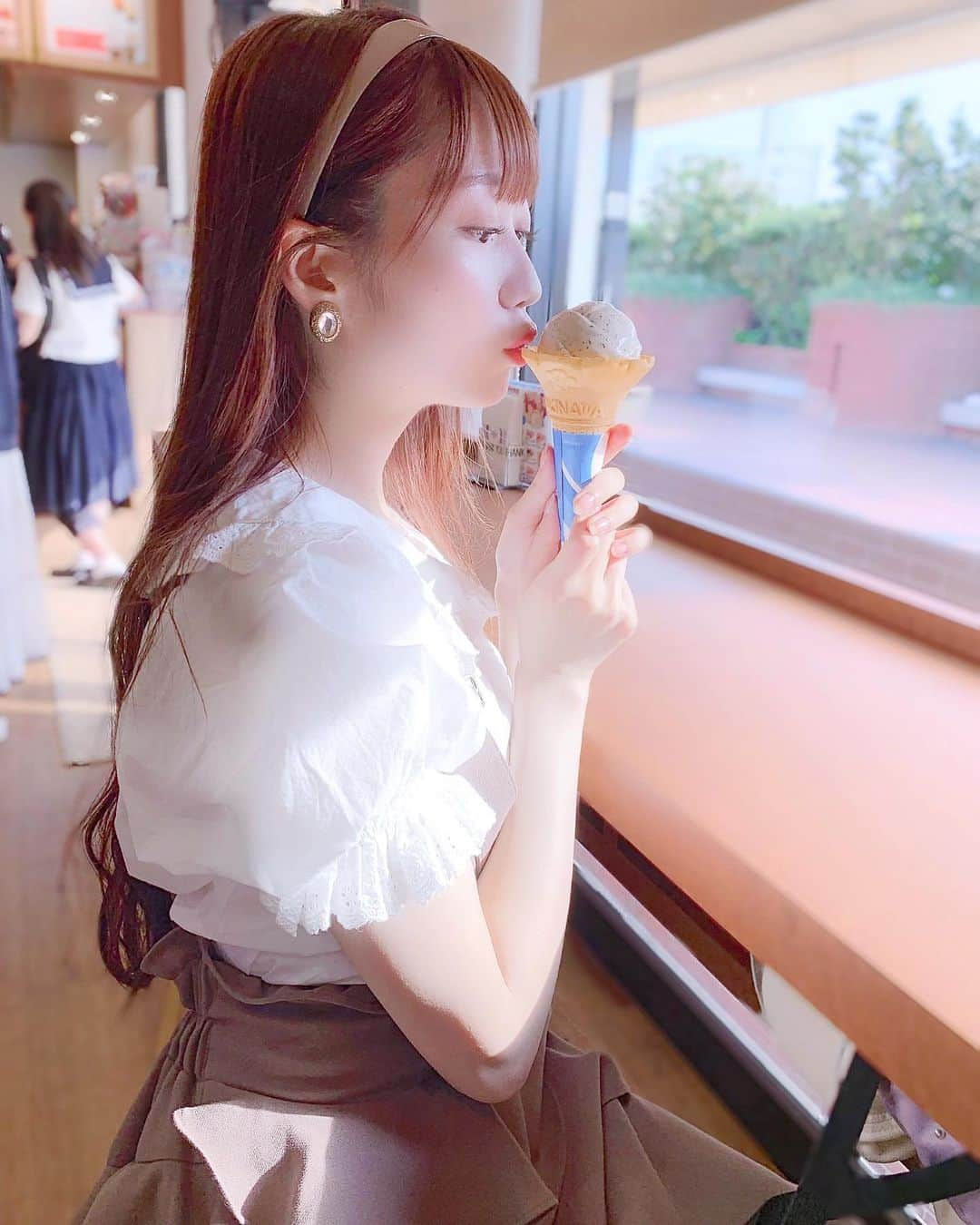 大谷映美里さんのインスタグラム写真 - (大谷映美里Instagram)「🧸🍨🧸🍨 ㅤㅤㅤㅤㅤㅤㅤㅤㅤㅤㅤㅤㅤ #ブルーシール のアイスを食べたよ〜☺️」7月28日 22時43分 - otani_emiri