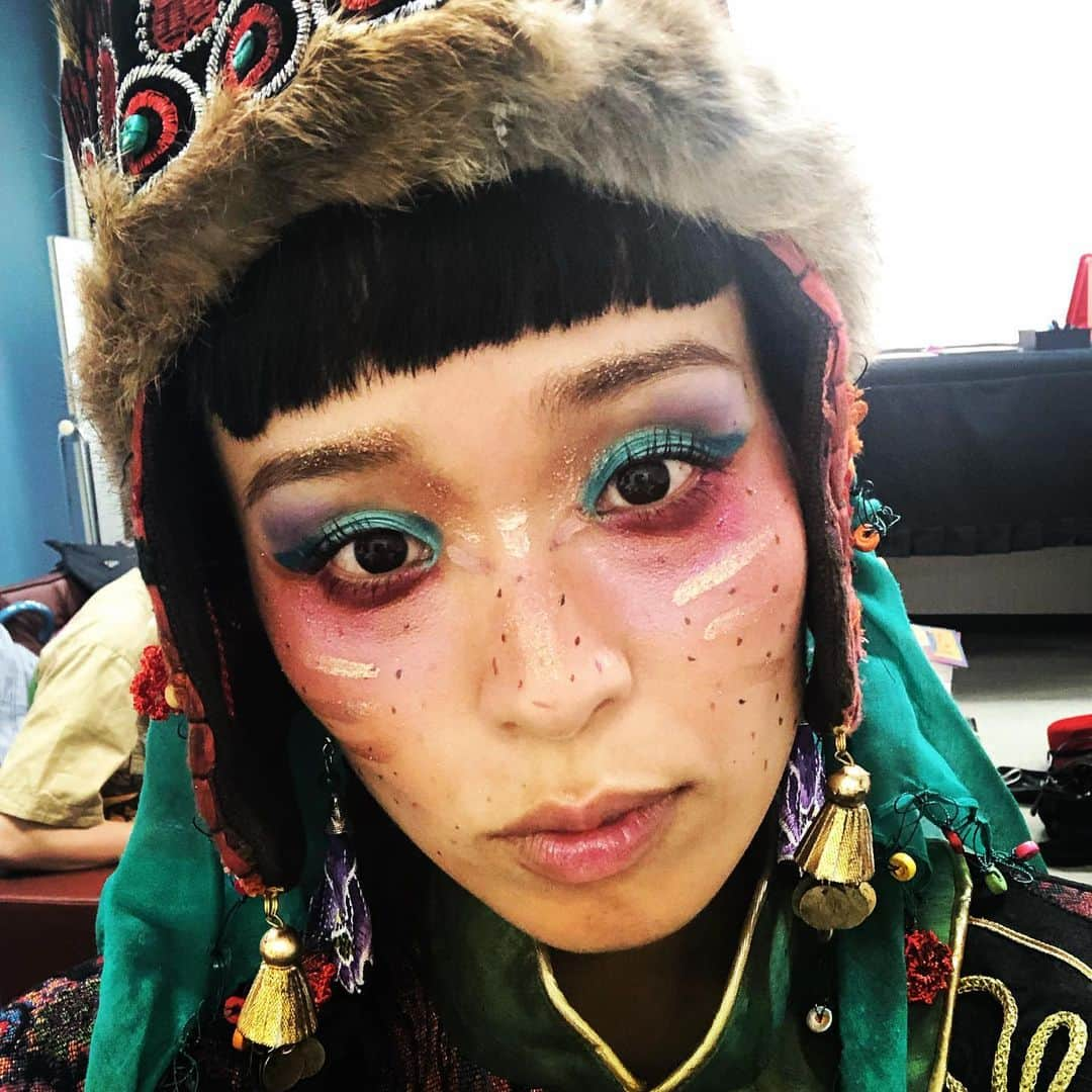 小春さんのインスタグラム写真 - (小春Instagram)「Thank you🌋Fuji Rock 🎪  ドロン・ド・ロンドのコスチュームも着納めかな」7月28日 22時49分 - suttokodokkoiii