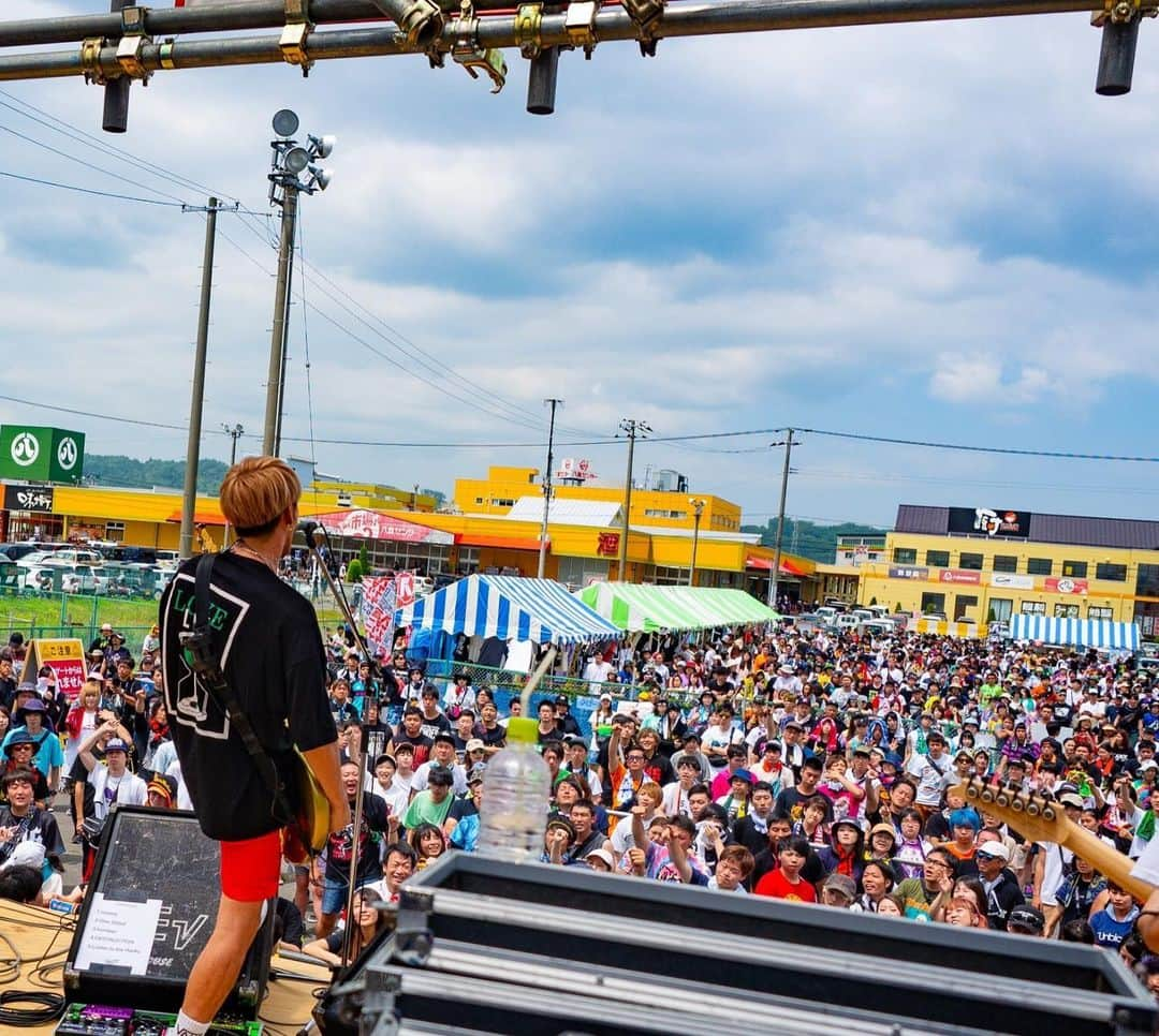 松尾光次さんのインスタグラム写真 - (松尾光次Instagram)「八食サマーフリーライブ2019 最高過ぎました！  改めて、 愛のあるフェスです。  裏で頑張って頂いたスタッフの方々に感謝しかないです。  そして、見てくれたみんなありがとう。  Photo byりく」7月28日 23時13分 - koji_swanky_dank