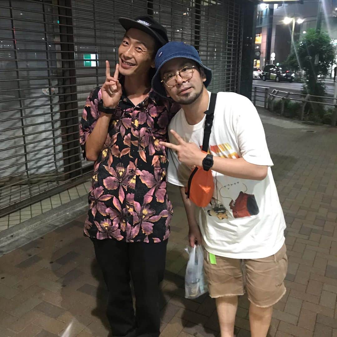 坂本純一さんのインスタグラム写真 - (坂本純一Instagram)「ご飯食べに行ったらヤルヲさんおった🔥」7月28日 23時50分 - gagsakamoto